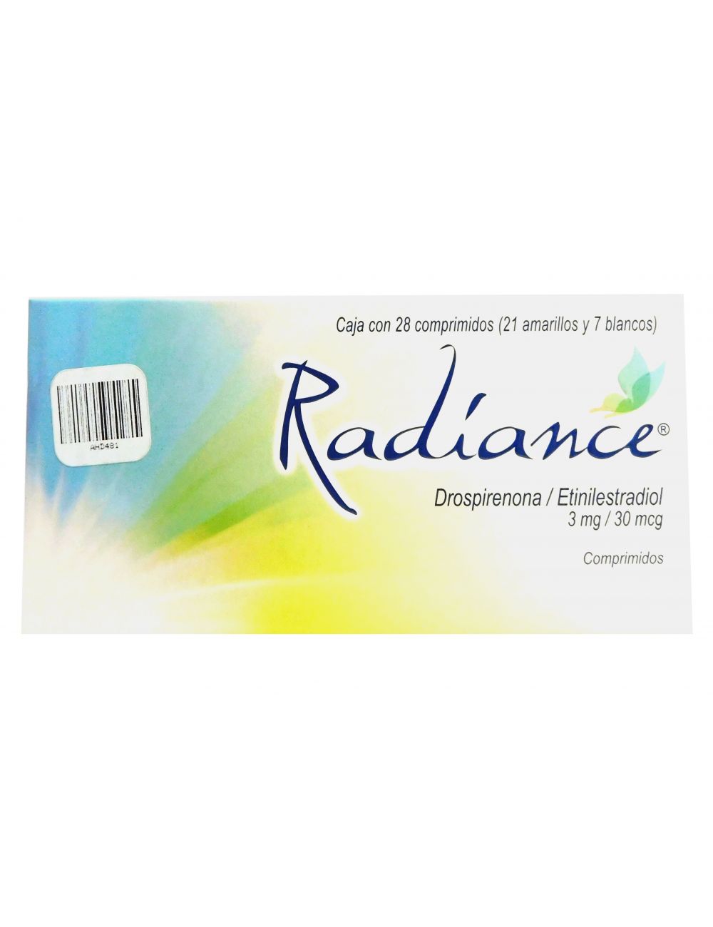 Radiance 3 mg / 30 Mcg Caja Con 28 Comprimidos