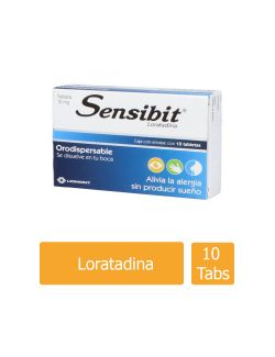 Sensibit Orodispersables 10 mg Caja Con 10 Tabletas