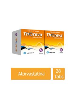 Thoreva 40 mg Caja Dual Con 28 Tabletas Cada Una