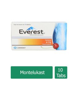 Everest 4 mg Caja Con 10 Tabletas Masticables