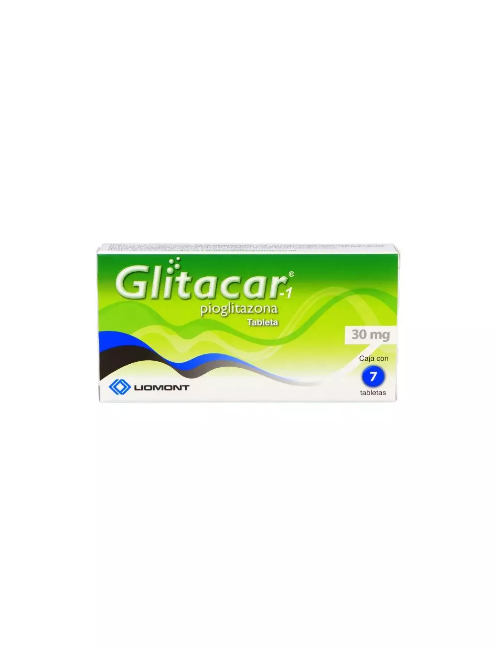 Glitacar 1 30 mg Caja Con 7 Tabletas