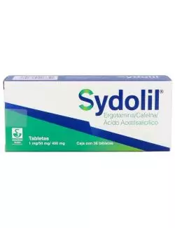 Sydolil 400 mg/ 50 mg/ 1 mg Caja Con 36 Tabletas - RX1