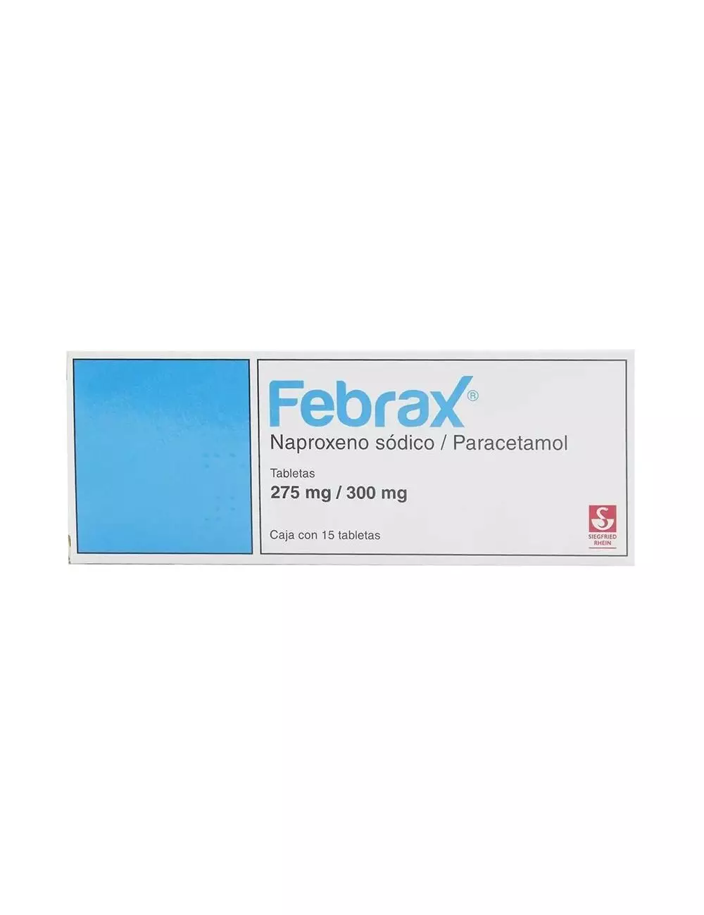 Febrax 275 mg/300 mg 15 Tabletas