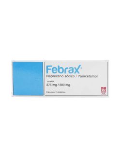 Febrax 275 mg / 300 mg Caja Con 15 Tabletas