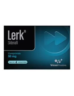 Lerk 50 mg Caja Con 4 Comprimidos