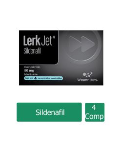 Lerk Jet 50 mg Caja Con 4 Comprimidos