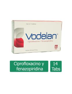 Vodelan 500 mg / 100 mg Caja Con 14 Tabletas RX2