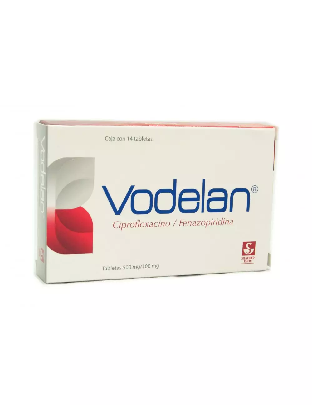 Vodelan 500 mg / 100 mg Caja Con 14 Tabletas RX2