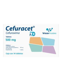 Cefuracet 7 D 500 mg Caja Con 14 Tabletas RX2