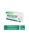 Mucocef 500 mg / 8.782 mg Caja Con 21 Cápsulas RX2