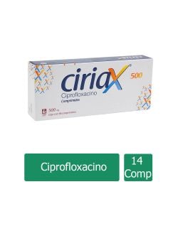 Ciriax 500 mg Caja Con 14 Comprimidos RX2