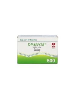 Dimefor 500 mg Caja Con 60 Tabletas