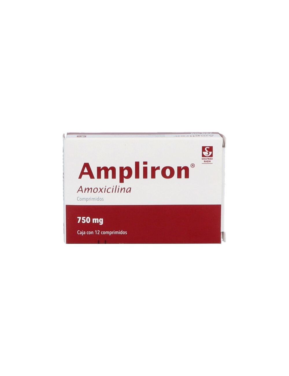 Ampliron 750 mg Caja Con 12 Comprimidos RX2