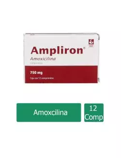 Ampliron 750 mg Caja Con 12 Comprimidos RX2