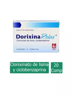Dorixina Relax 125/5mg Caja Con 20 Comprimidos