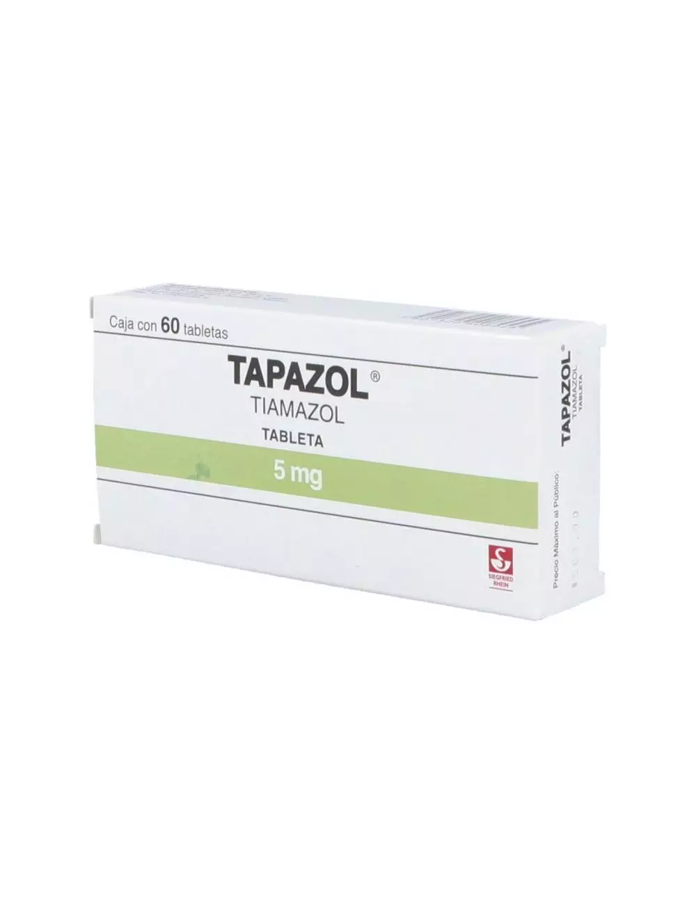 Tapazol 5 mg Caja Con 60 Tabletas