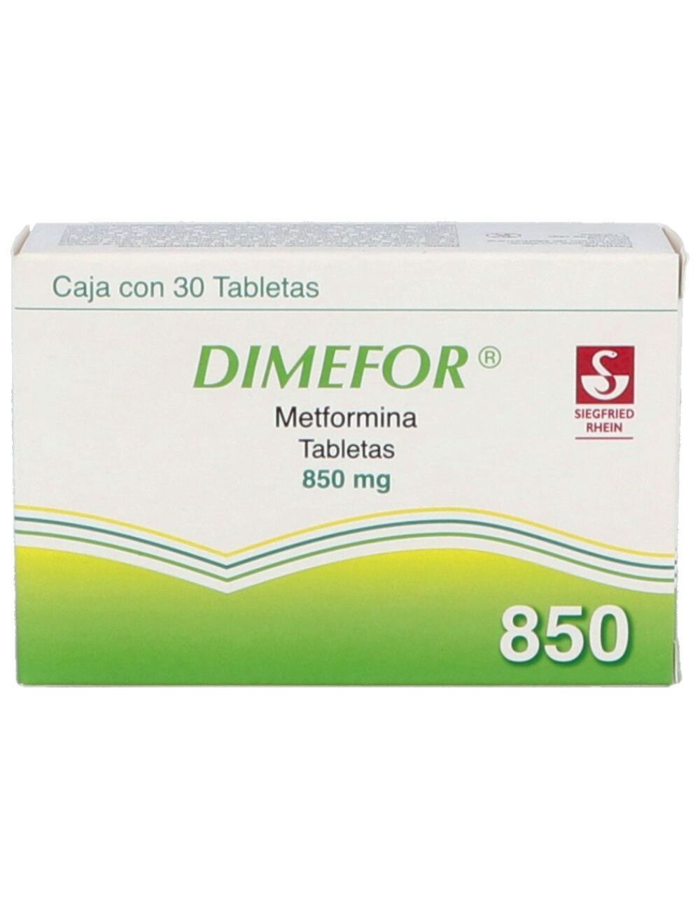 Dimefor 850 mg Caja Con 30 Tabletas