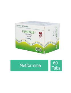 Dimefor 850 mg Caja Con 60 Tabletas