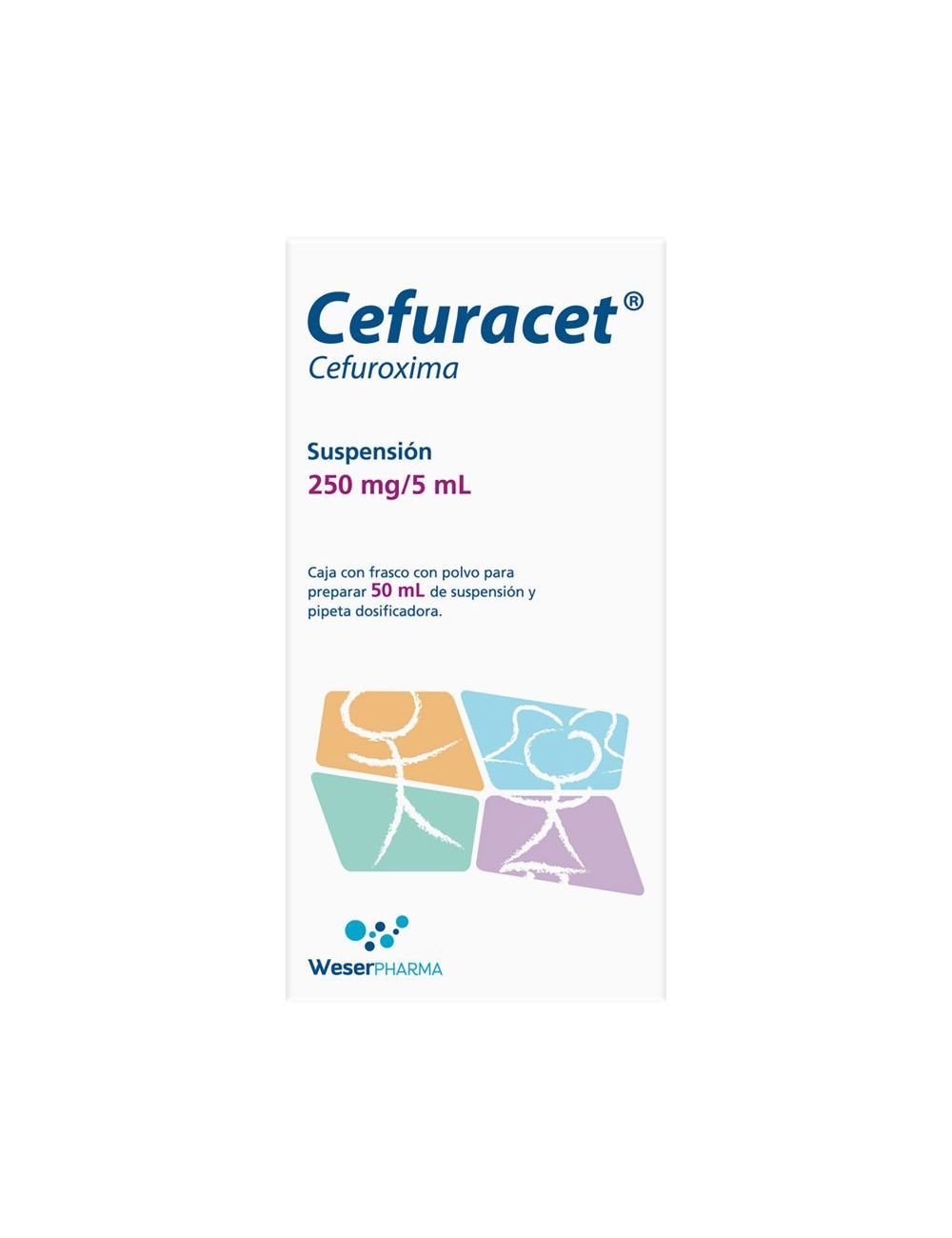 Cefuracet 250 mg / 5 ml Suspensión Frasco Con 50 mL RX2