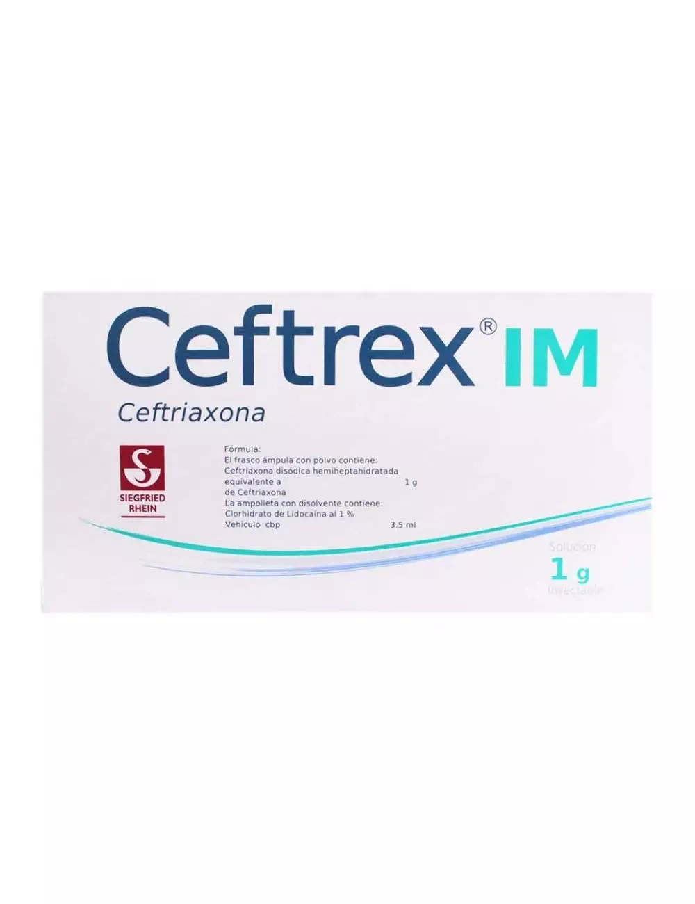 Ceftrex I.M 1 g Caja Con Frasco Ámpula RX2