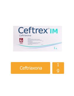 Ceftrex I.M 1 g Caja Con Frasco Ámpula RX2
