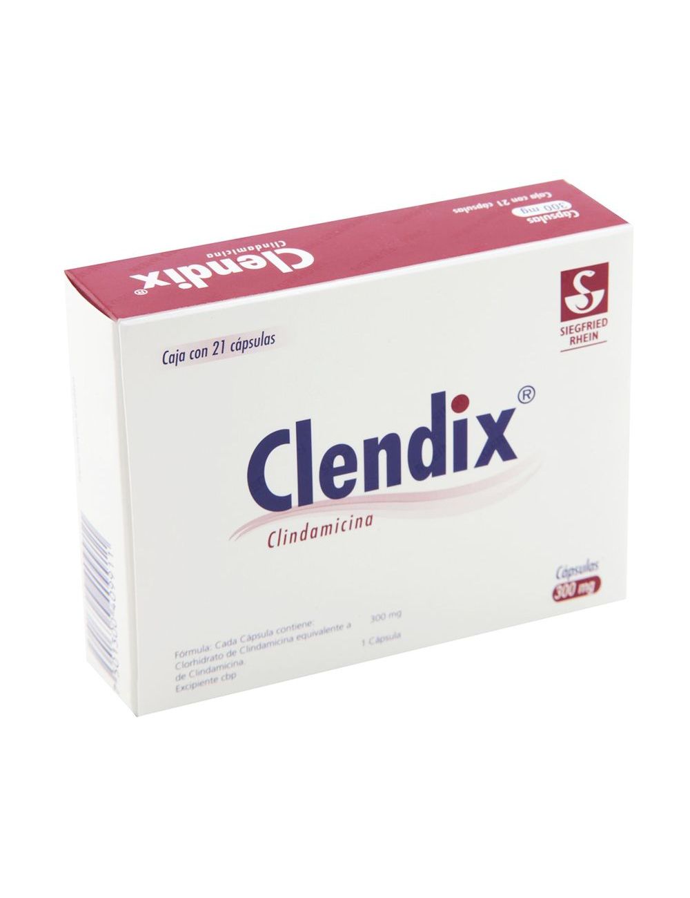 Clendix 300 mg Caja Con 21 Cápsulas RX2