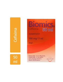 Biomics 100 mg/5 mL Suspensión Oral 50 mL - RX2
