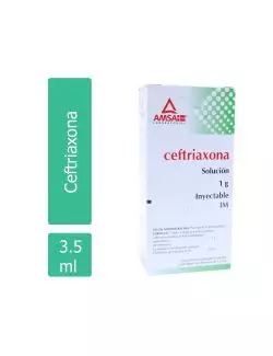 Ceftriaxona IM 1G 3.5Ml - RX2