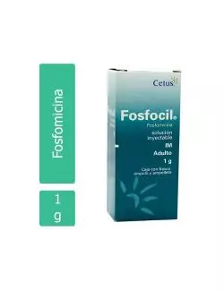 Fosfocil Adulto Solución Inyectable 1 g Frasco Ámpula y Ampolleta - RX2