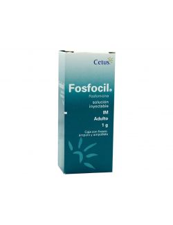Fosfocil Adulto Solución Inyectable 1 g Frasco Ámpula y Ampolleta - RX2