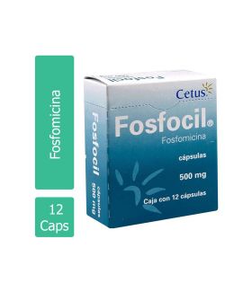 Fosfocil 500 mg Caja Con 12 Cápsulas-RX2