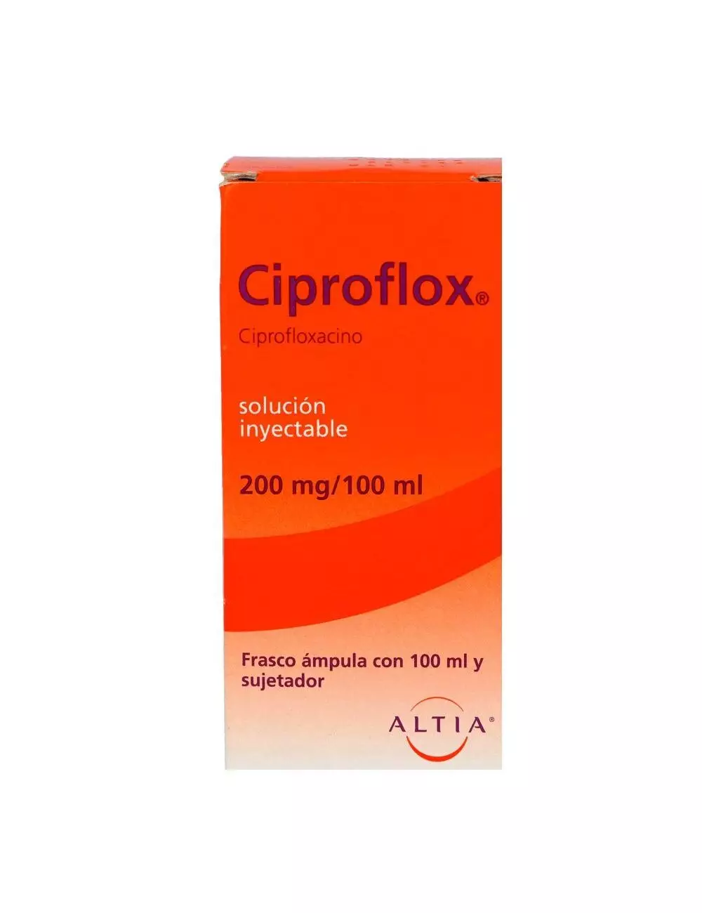 Ciproflox 200 mg Frasco Ámpula Con 100 mL-RX2