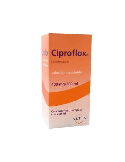 Ciproflox 400 mg Frasco Ámpula Con 200 mL-RX2