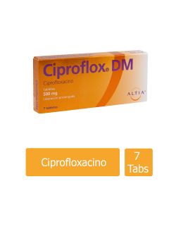 Ciproflox DM 500 Caja Con 7 Tabletas RX2