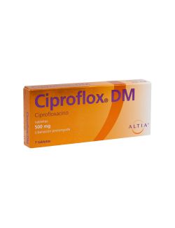 Ciproflox DM 500 Caja Con 7 Tabletas RX2