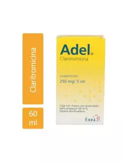 Adel Suspensión 250 mg / 5 mL Caja Con Frasco Con Granulado Para 60 mL RX2