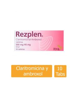 Rezplen 500 mg / 45 mg Caja Con 10 Tabletas -RX2