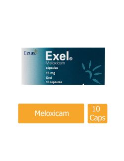 Exel 15 mg Caja Con 10 Cápsulas