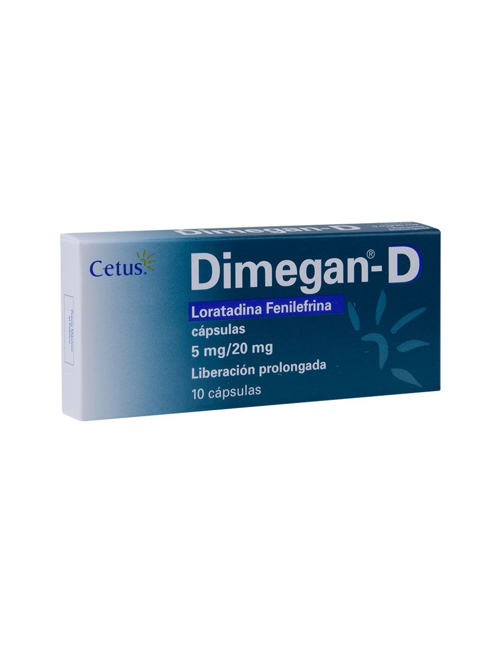 Dimegan D 5 mg / 20 mg Caja con 10 Cápsulas