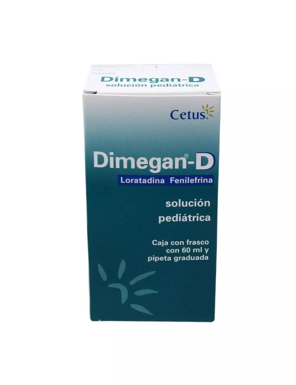 Dimegan D Solución 0.5 / 2 mg Pediátrica Caja Con Frasco Con 60 mL