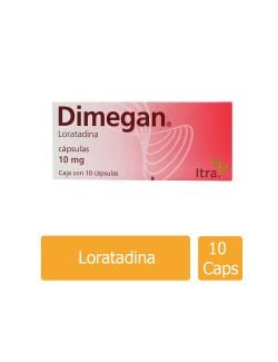 Dimegan 10 mg Caja Con 10 Cápsulas