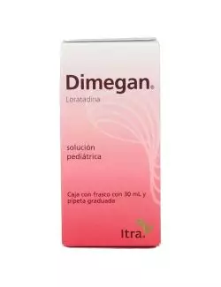 Dimegan 100 mg Solución Pediátrica Frasco Con 30 mL