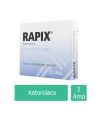 Rapix 30 mg Caja Con 3 Ampolletas Con 2mL