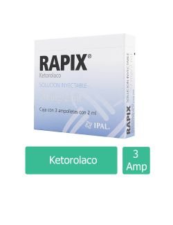 Rapix 30 mg Caja Con 3 Ampolletas Con 2mL
