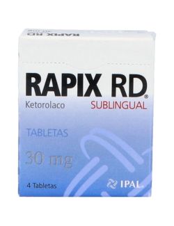 Rapix RD 30 mg Caja Con 4 Tabletas Sublinguales