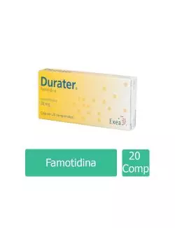 Durater 20 Mg Caja Con 20 Comprimidos