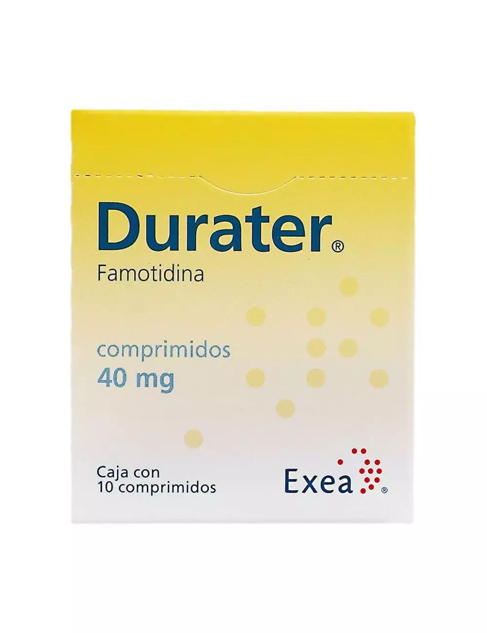 Durater 40 mg Caja Con 10 Comprimidos