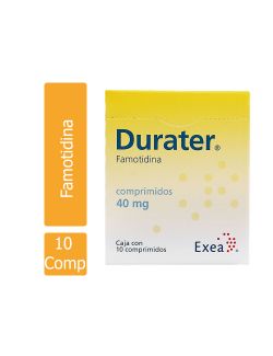 Durater 40 mg Caja Con 10 Comprimidos