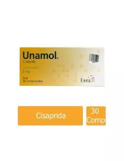 Unamol 5 mg Caja Con 30 Comprimidos