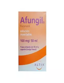 Afungil Solución Inyectable 100 mg Caja Con Frasco Ámpula 50 mL